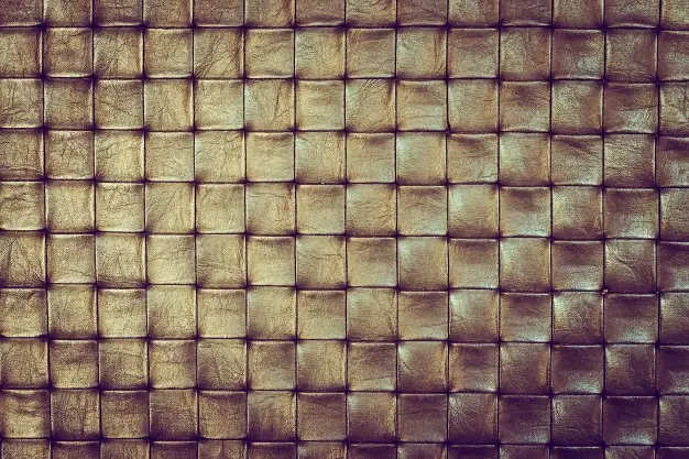 golden squares leather texture