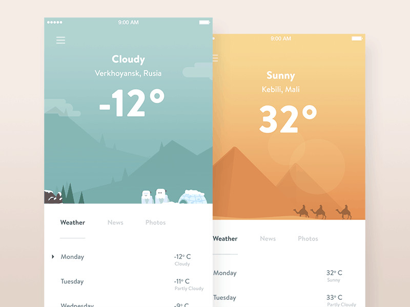 weather-app-concept