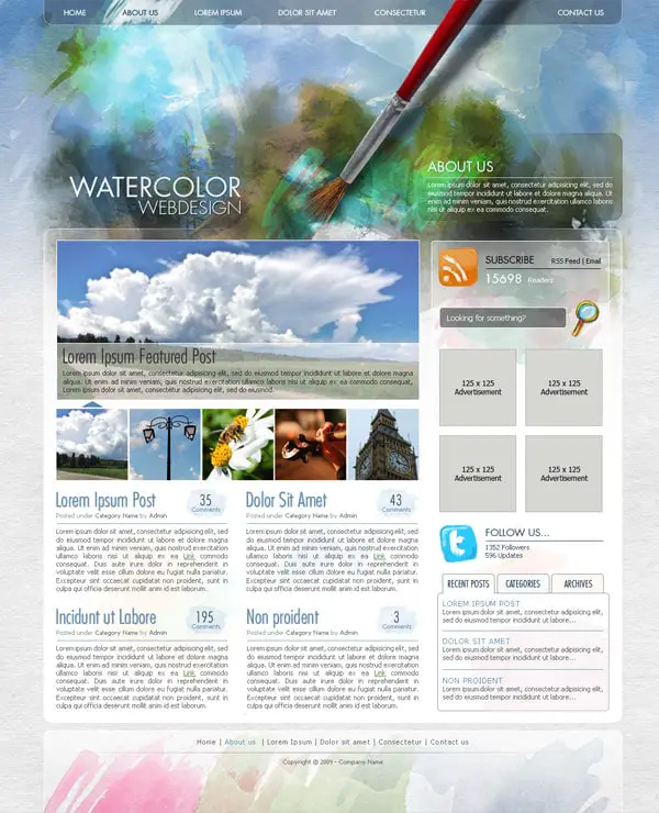 create-a-watercolor-themed-website-design-with-photoshop