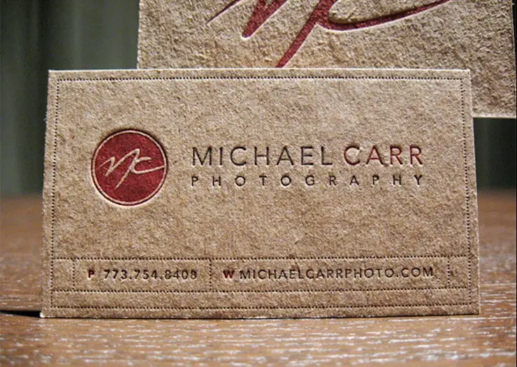 kraft-letterpress-business-card