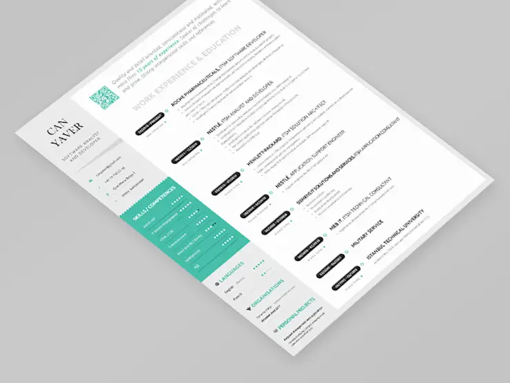 can resume cv mockup designs