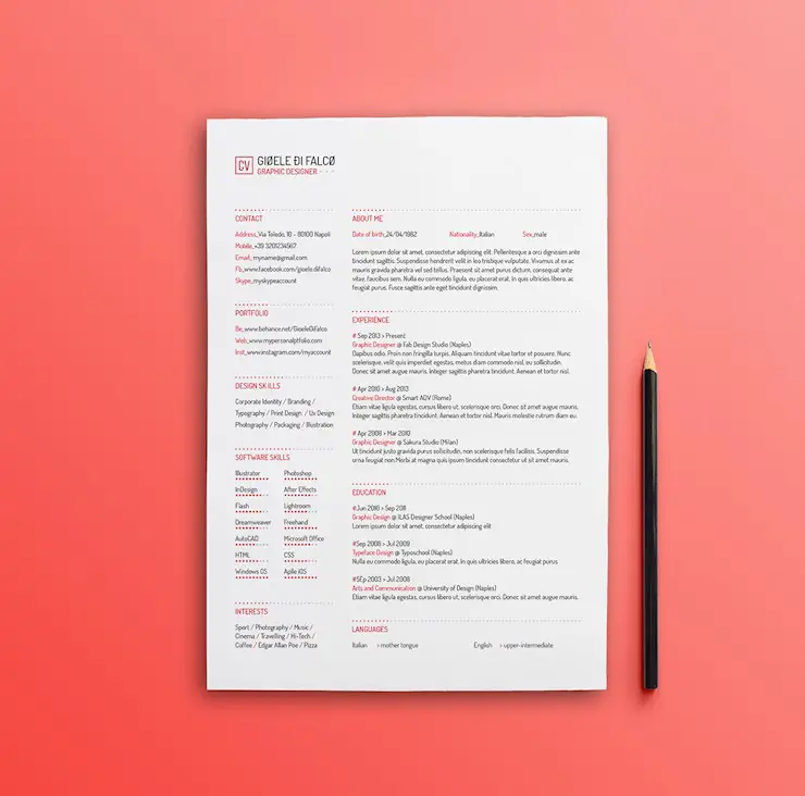 free resume template