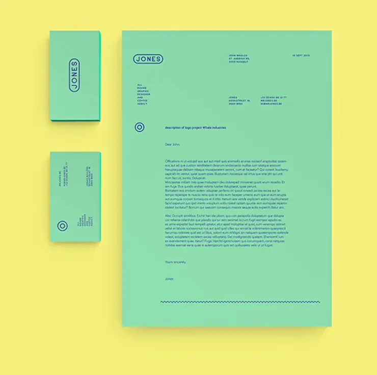 green resume design