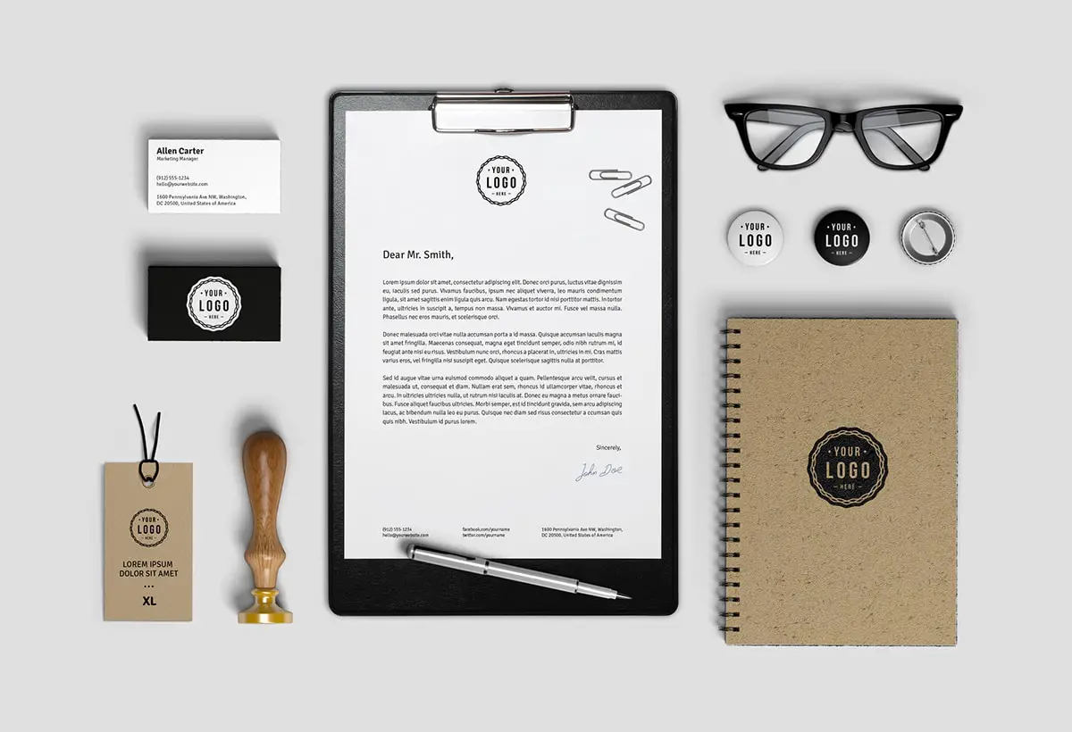 Free Business Card Mock-ups