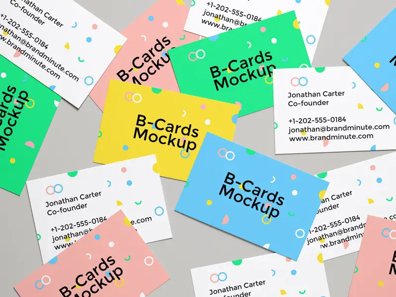 Free Business Card Mock-ups