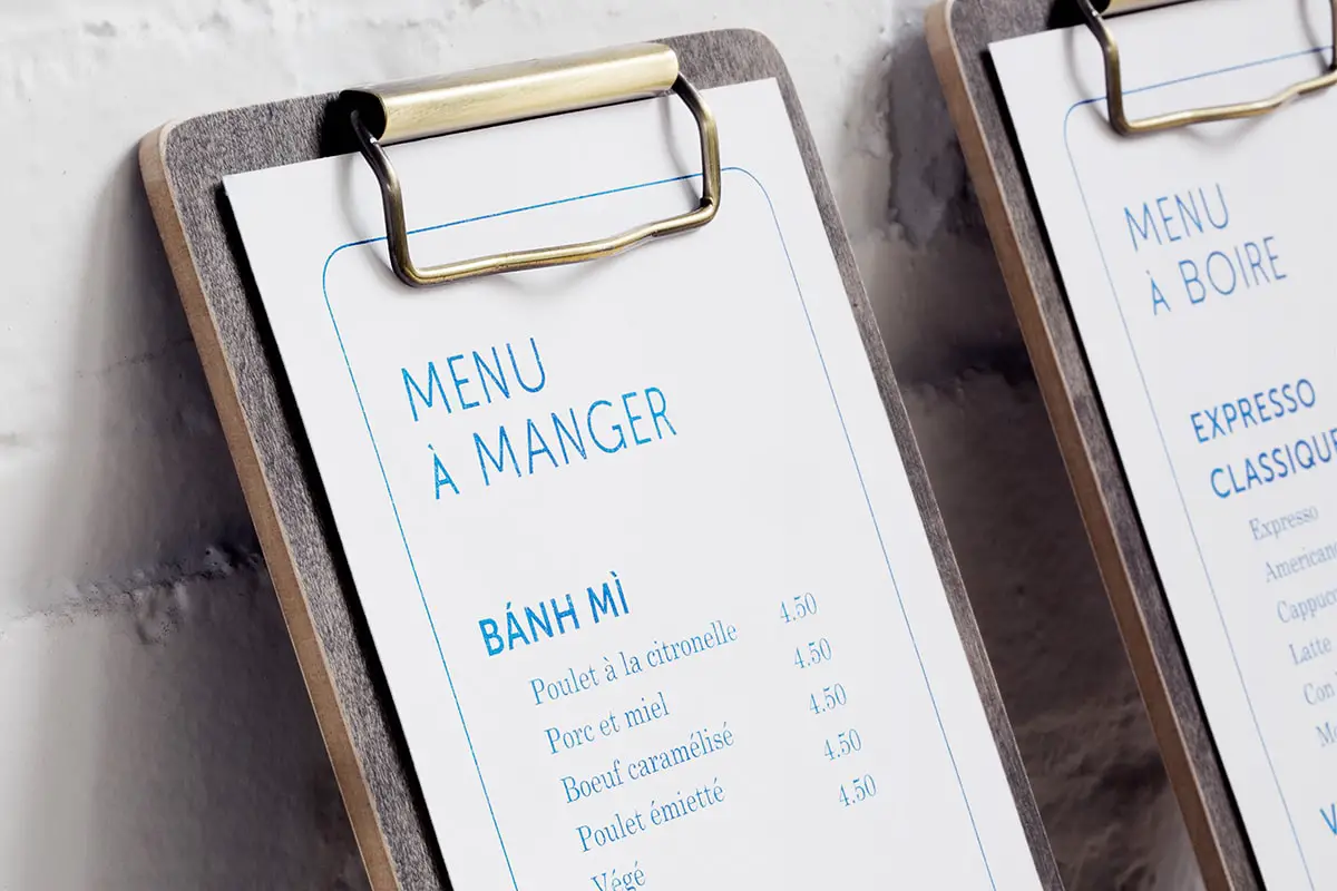 Restaurant Menu