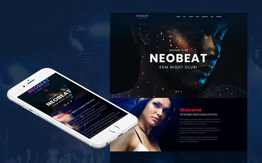 Entertainment Moto CMS 3 Template