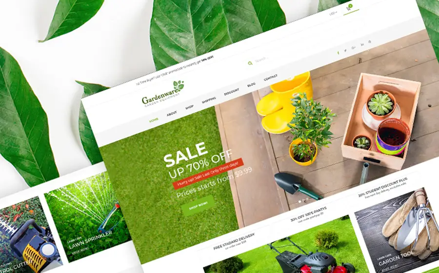 Garden Equipment WooCommerce Theme