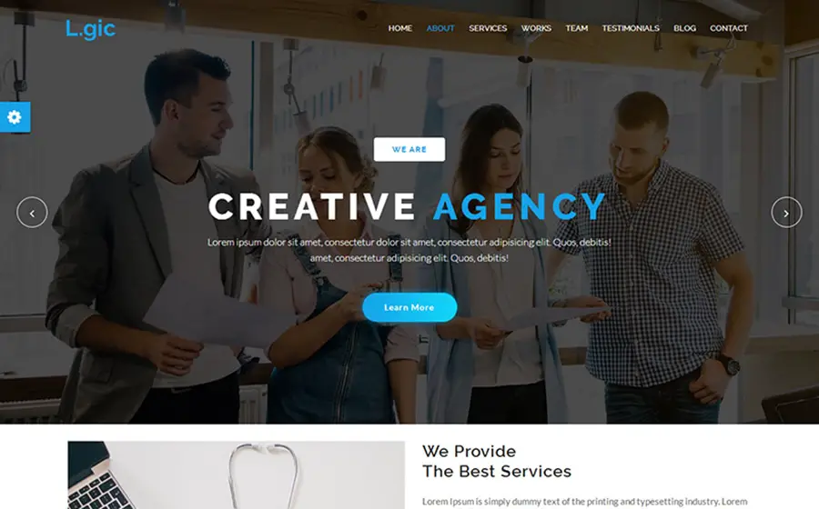 Design Agency Website Template