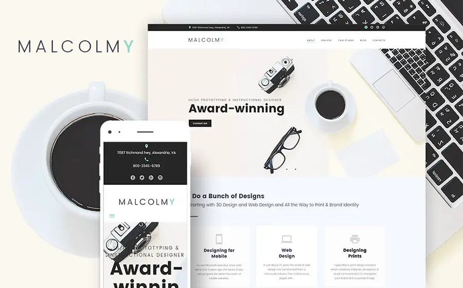 designer site wordpress themes