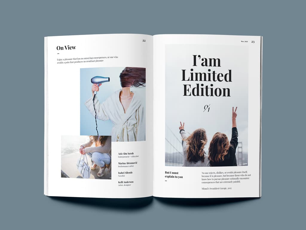 Mockup Open Magazine Free Free Mockups