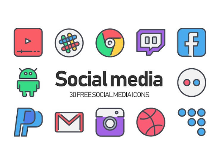 30-free-social-media-icons