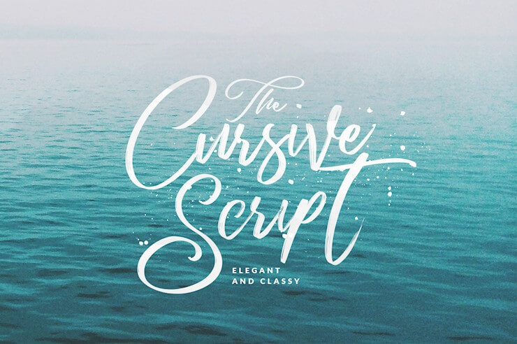 cursive-script