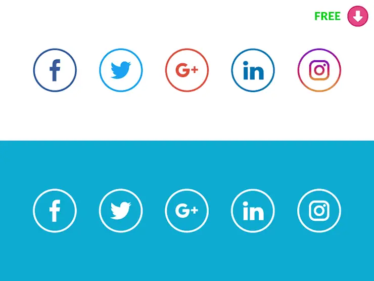 new-free-social-media-icons-with-original-colors-free-vector