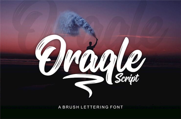 oraqle-script-free-font
