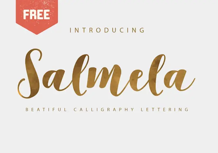 salmela-free-calligraphy-font