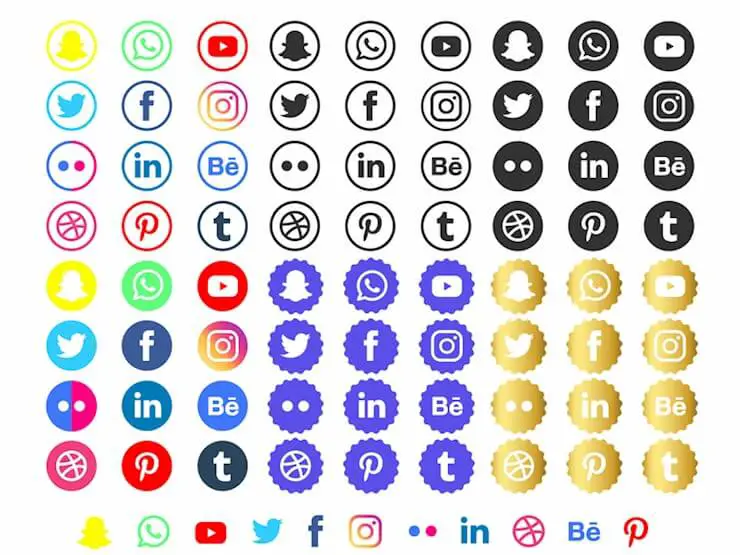 social-media-logotype-collection
