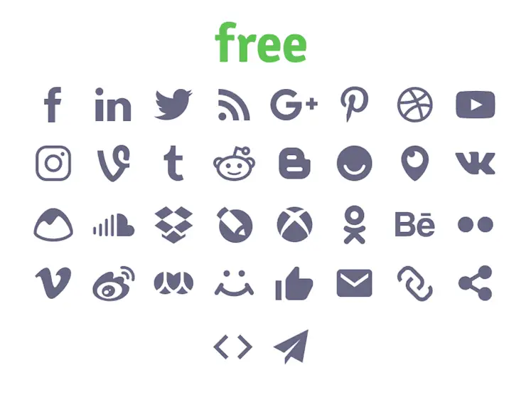 twitter-linkedin-free-social-icons