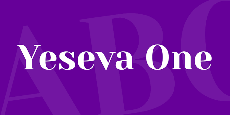 yeseva-one-font