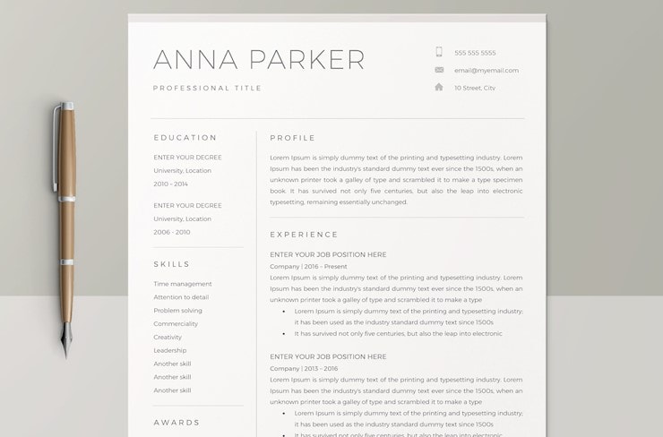 clean-resume-cv