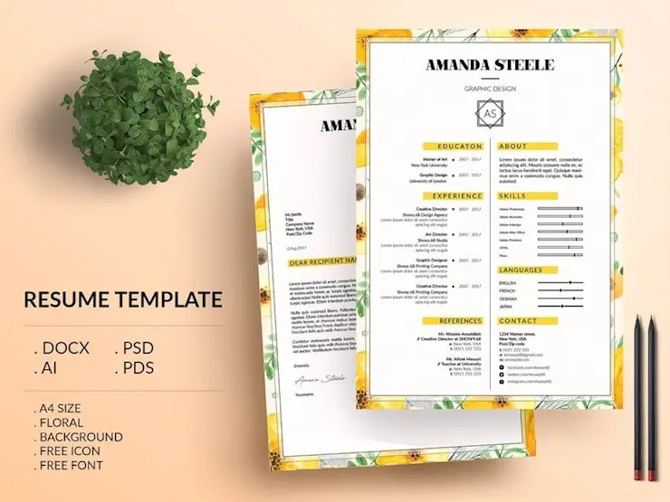 floral-cv-resume-template-n