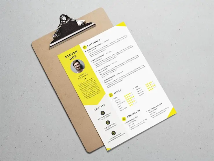 free-clean-resume-template-for-job-seeker