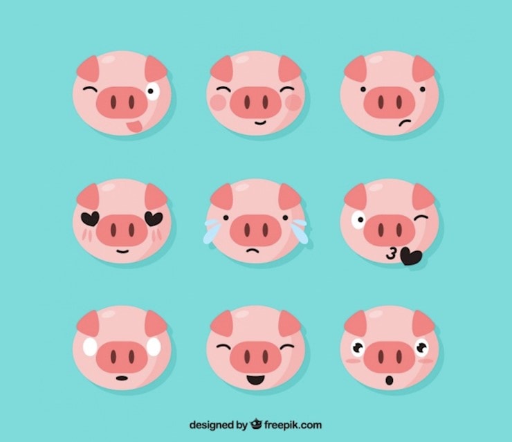 pigs-emoji