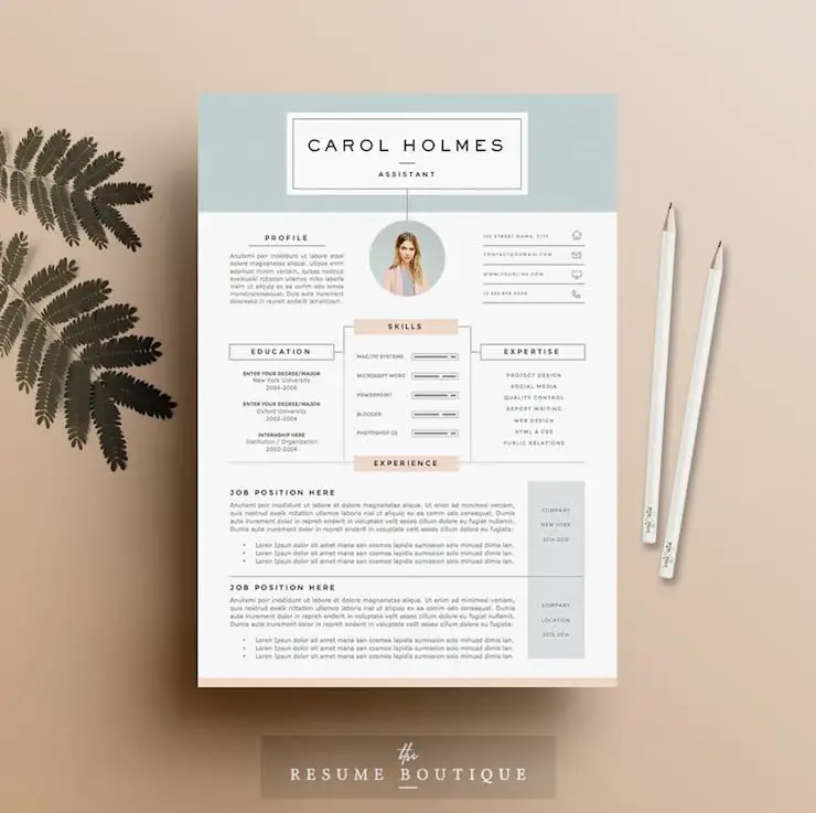 resume-template-5-pages-milky-way