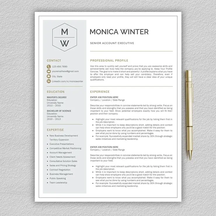 resume-template-cv-template