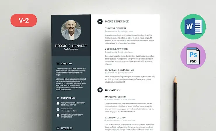 robert-free-resume-template