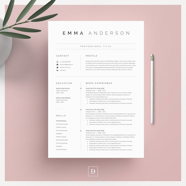 word-resume-cover-letter