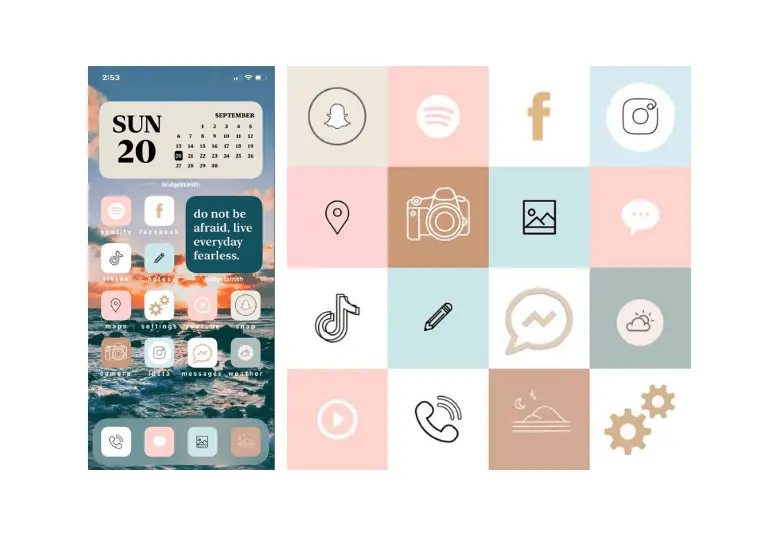 Change The Iphone Icon Aesthetic Instagram Icon Aesthetic Facebook Weather And More Hipsthetic Change The Iphone Icon Aesthetic Instagram Icon Aesthetic Facebook Weather And More Hipsthetic