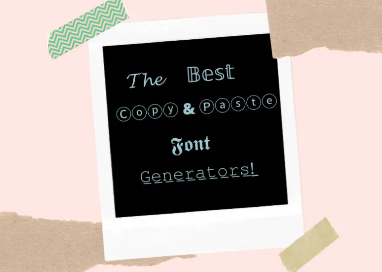 The Best Copy and Paste Font Generators! - Many Styles ...