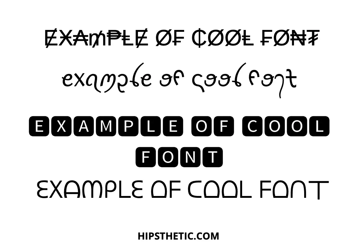 copy paste fonts