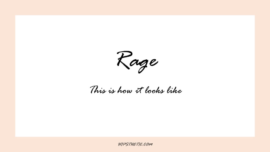 rage cursive font on word