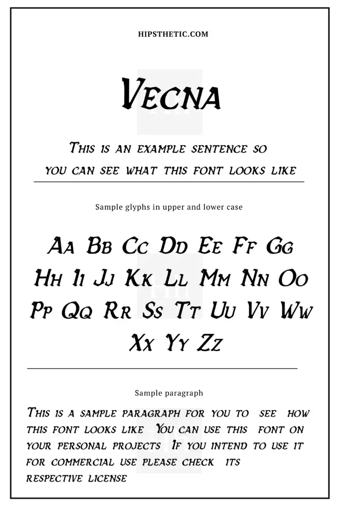 Vecna-Bold-Italic-Font-Hipsthetic