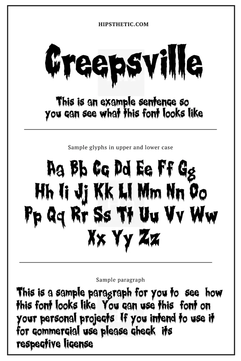 Halloween Fonts for Word Hipsthetic