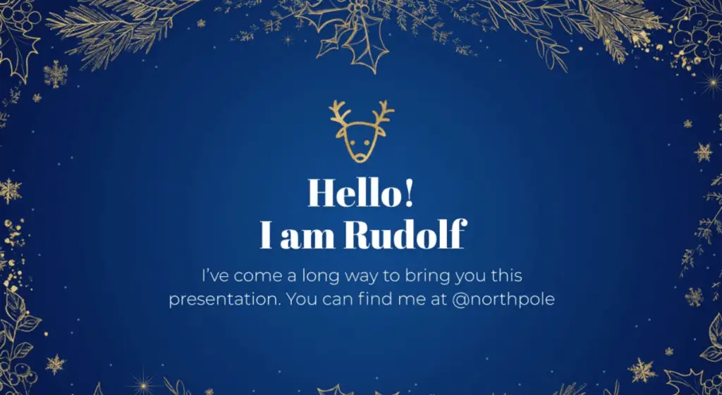 funny christmas powerpoint presentation