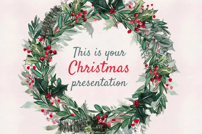 christmas wishlist presentation