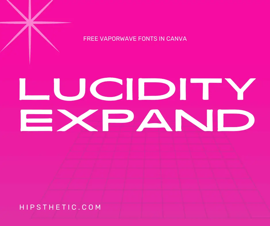 Top Free Vaporwave Fonts in Canva Hipsthetic