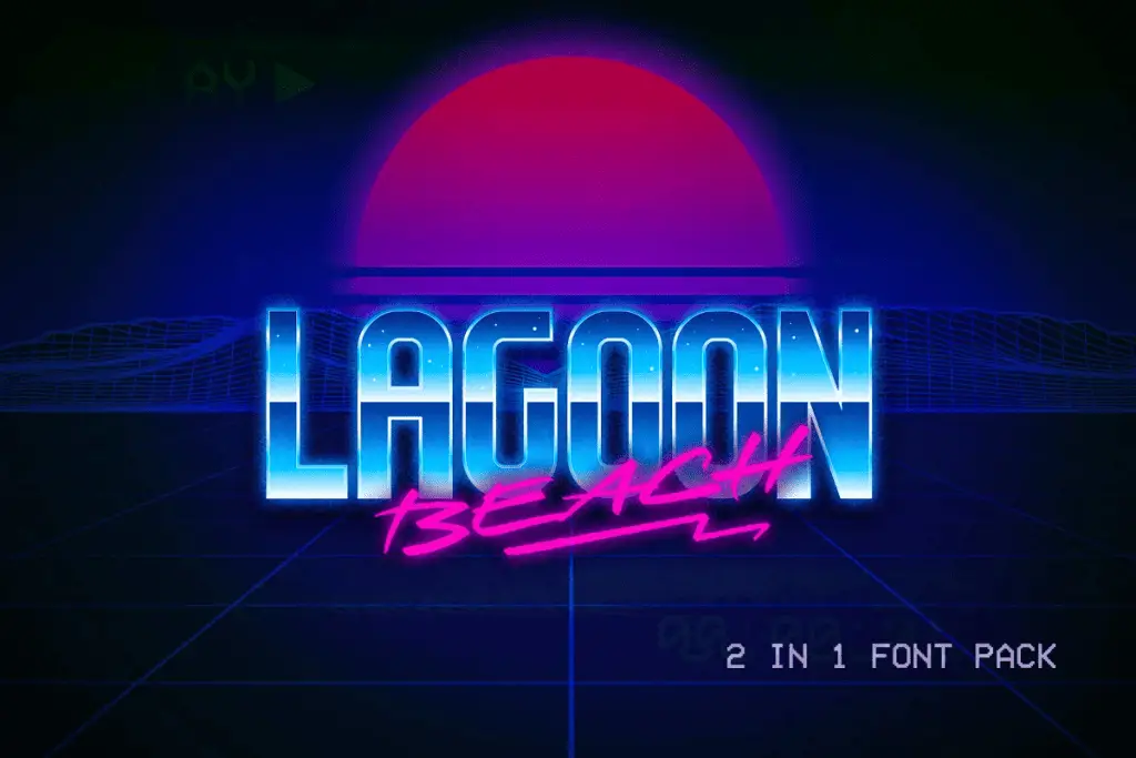 premium vaporwave fonts hipsthetic